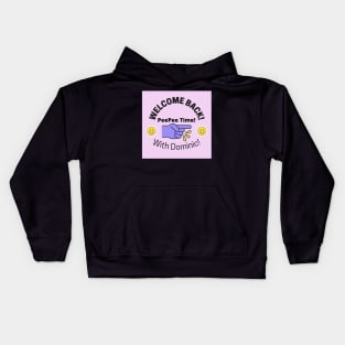 Peepee time with Dominic! Kids Hoodie